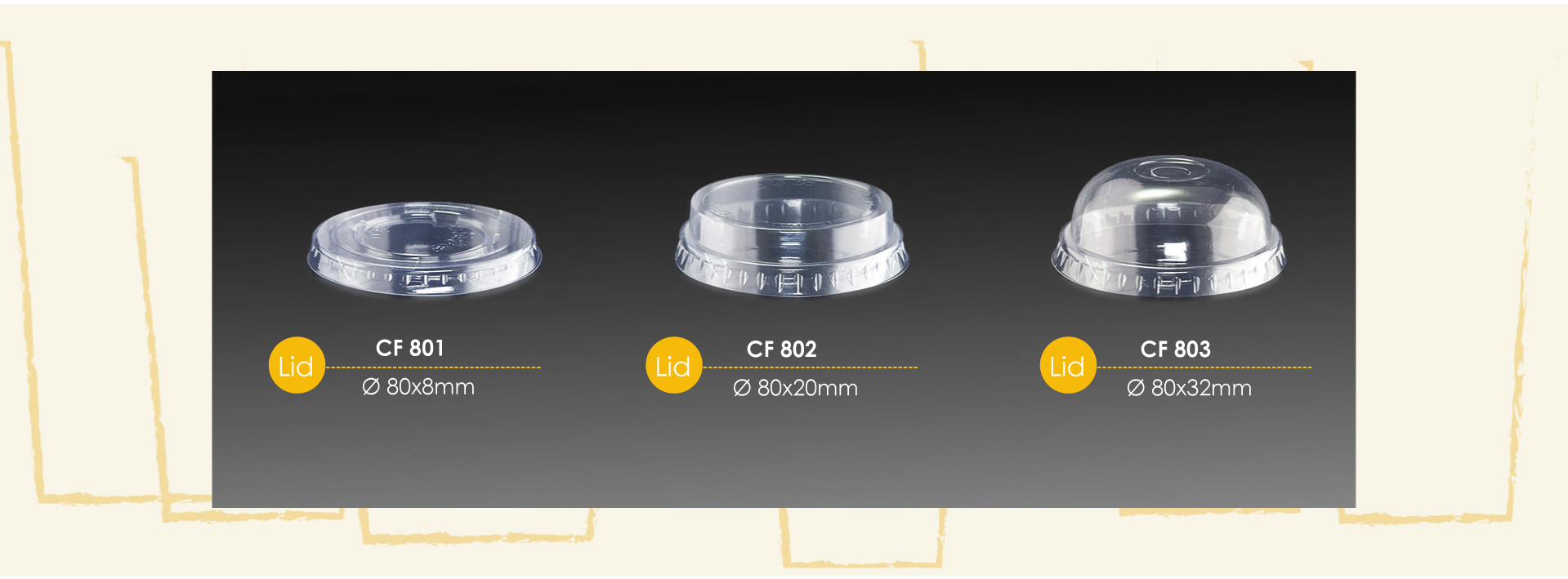 PLA slim cups